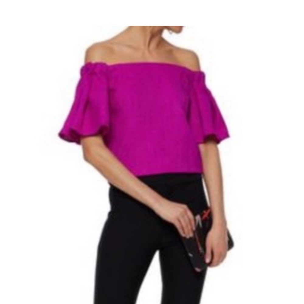 Rachel Roy • lilac off shoulder top • medium